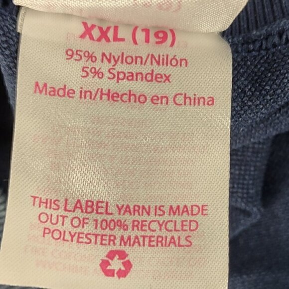 No Boundaries Blue, Waist Slimming Pull On Ankle Leggings, Capris Size XXL (19) - Picture 9 of 9